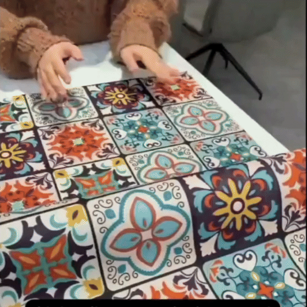 BohoShield appliance mat on a washing machine