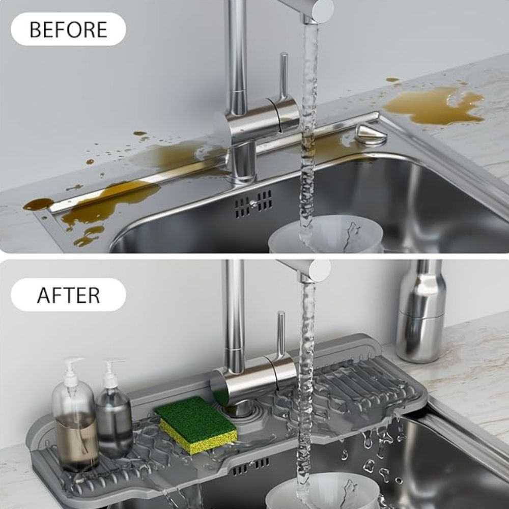 Aqua Slope sink faucet mat product view