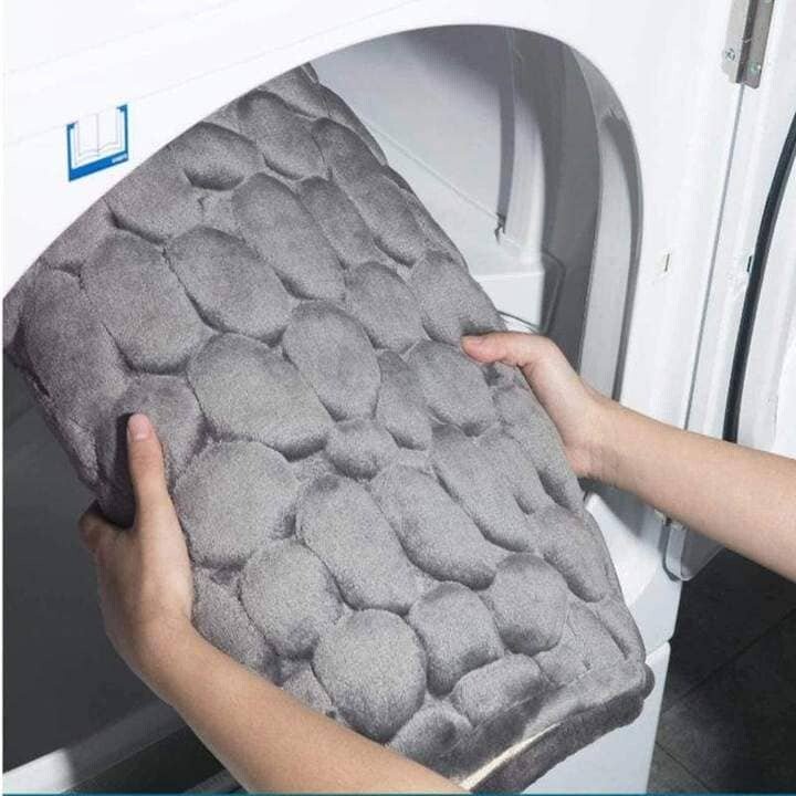 Casa cobblestone bath mat color options