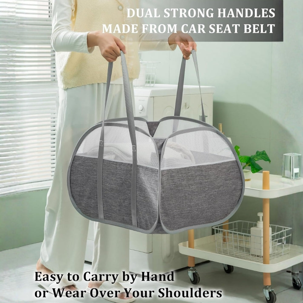 Easy Move laundry basket carried over the shoulder