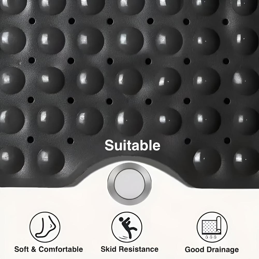 Max Grip suction cup bathtub mat detail view 3