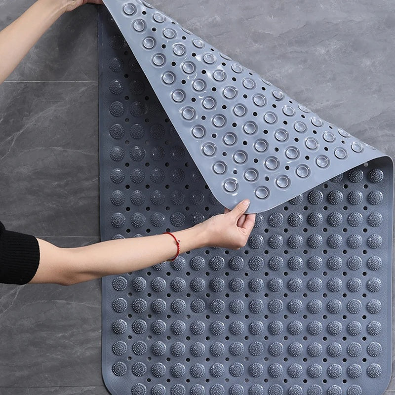 SafeGrip shower mat with foot scrubber room view
