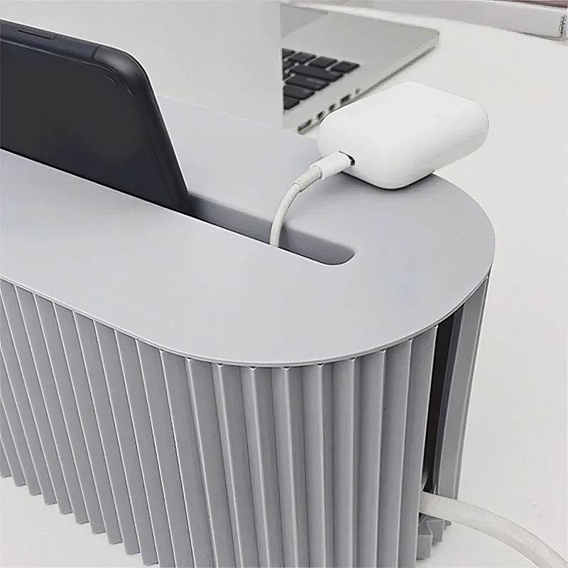 Pleated Wire Organizer Box for Extension Boards