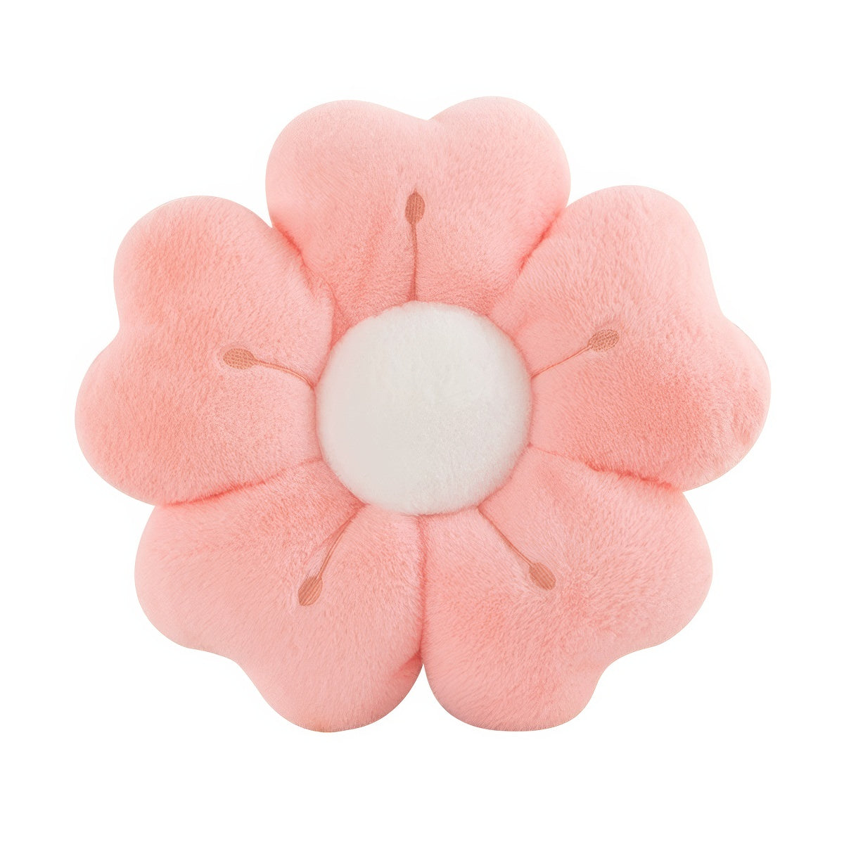 Plush Flower Shaped Throw Pillow