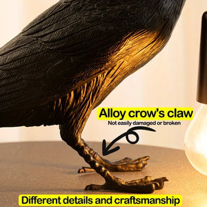 The Raven Sculptural Bird Table Lamp