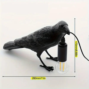 The Raven Sculptural Bird Table Lamp