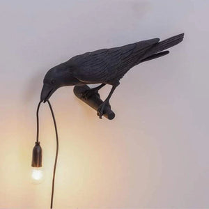 The Raven Sculptural Bird Table Lamp
