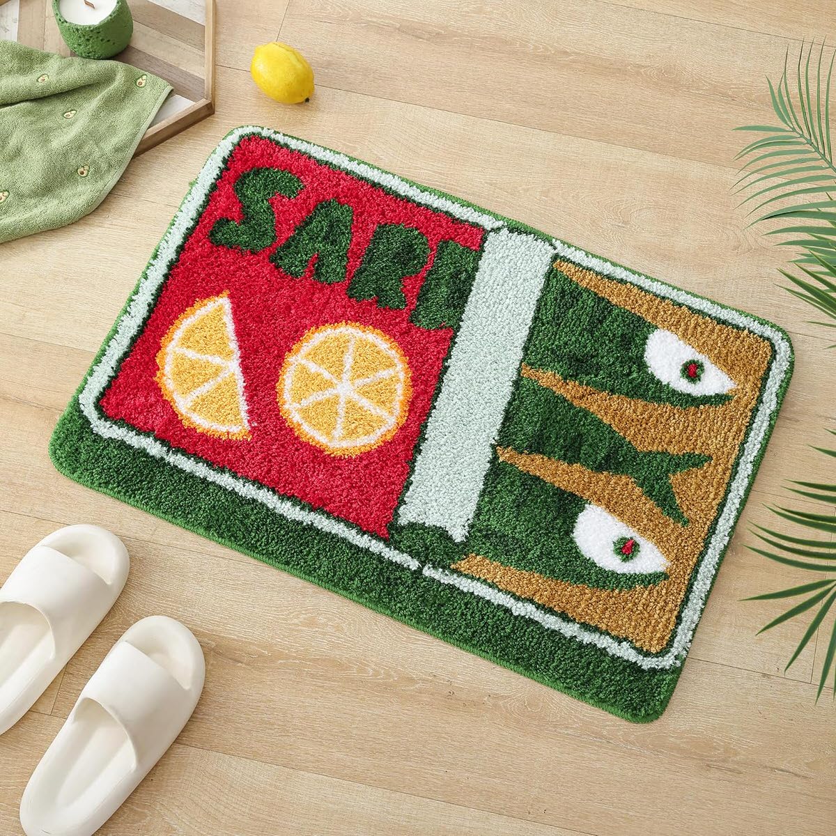 Tufted Retro Sardine Tin Floor Mat