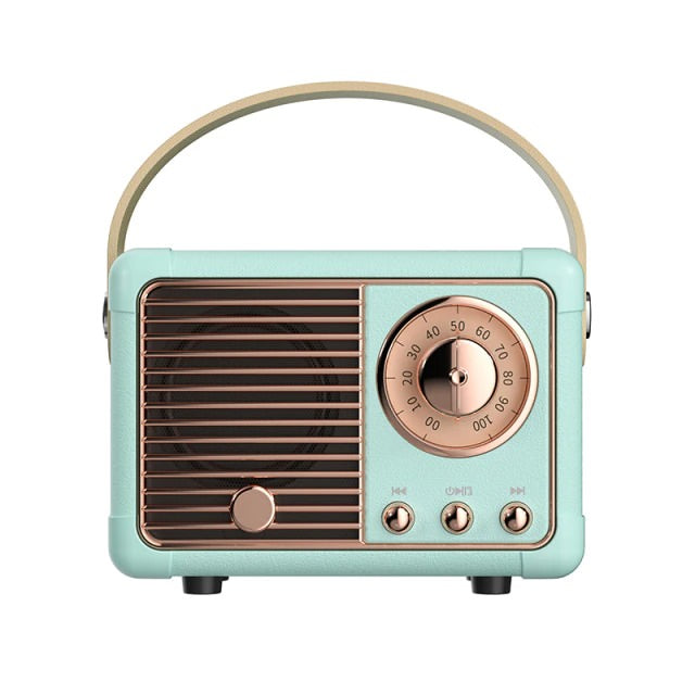 Vintage Retro Radio Style Bluetooth Speaker