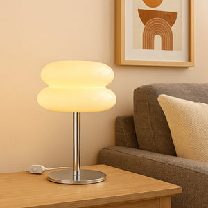 Perla Retro Dimmable Warm Mushroom Table Lamp