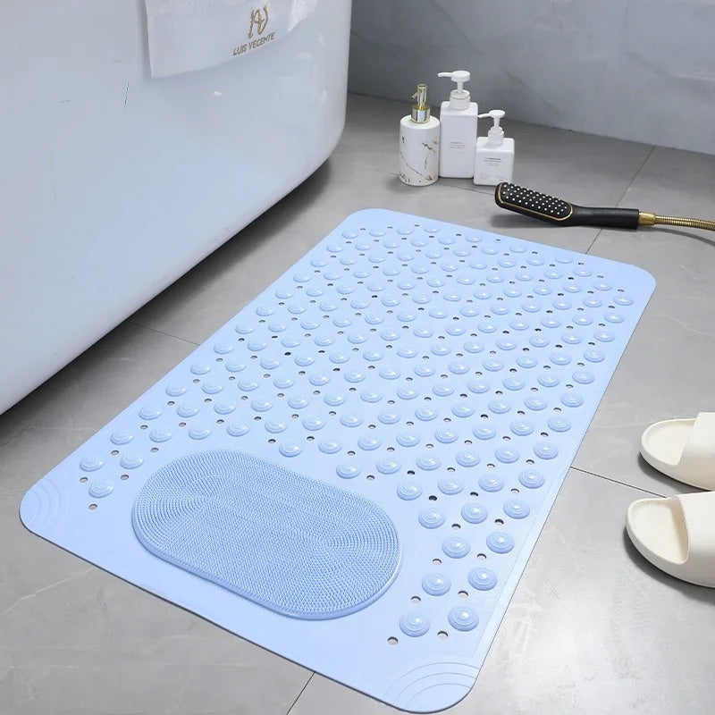 Non Slip Shower Mat With Foot Scrubber